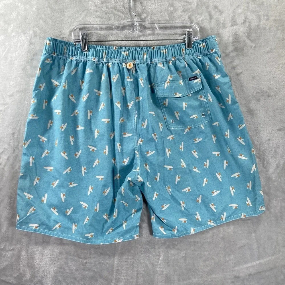 Johnnie-O Shorts men's XXL 38x8 Swim Trunks Mesh Lined Outdoor Beach Drawstring